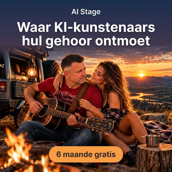 AI Stage – Waar KI-kunstenaars hul gehoor ontmoet. 6 maande gratis